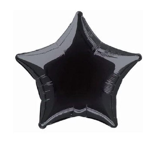 20” Unique black star foil balloon
