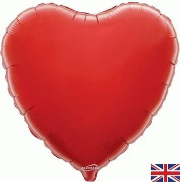 18” oaktree red heart foil balloon (unpackaged)