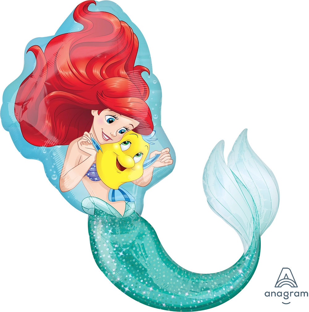 34” disney Ariel Dream Big super shape