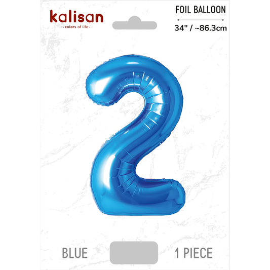 Kalisan – Blue – 34inch Foil Number 2 – 170234041