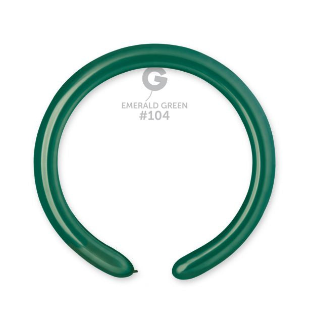 Gemar 2" Emerald Green #104 D4 100pcs