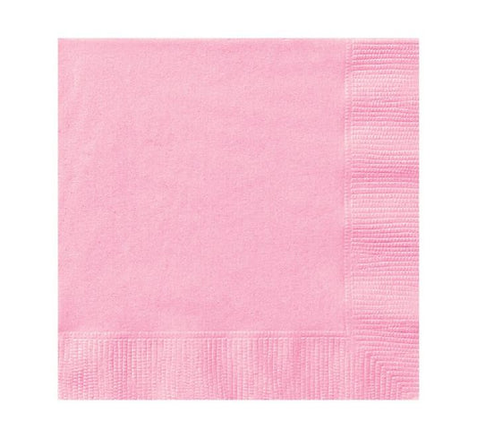 Unique (50) 33CM LOVELY PINK L/NAPKINS