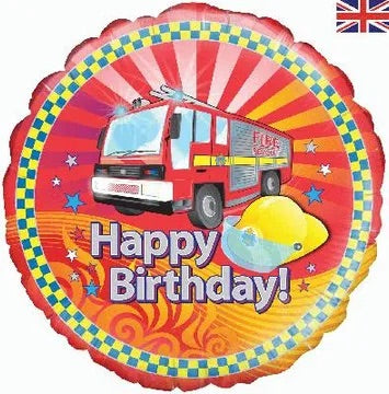 18” fire engine birthday