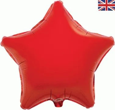 19” oaktree red star foil balloon (unpackaged)