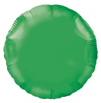 18” oaktree green round foil balloon (unpackaged)