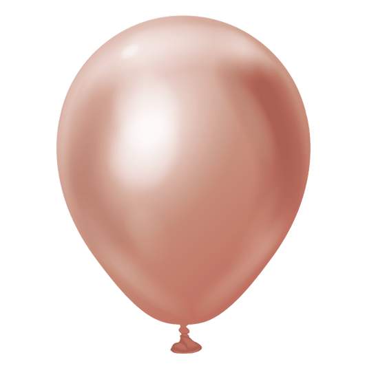 Kalisan Latex – 5″ Mirror Rose Gold – 100CT – 10550071