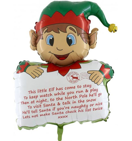 28”  Christmas Elf Holding Personalised Letter Shape