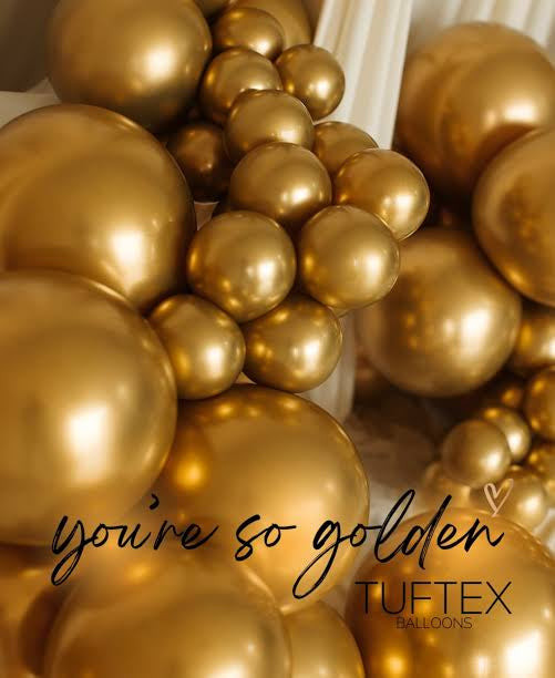 Tuftex 5” Effects Shiny Gold (mirror)