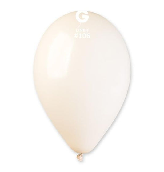 Pk50 13" Latex Balloons Linen #106 - G120.106.50
