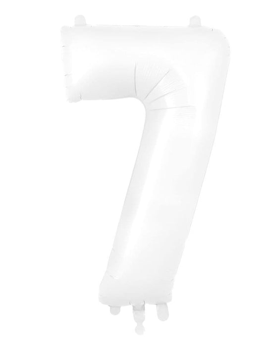 Oaktree 34” white 7 foil number