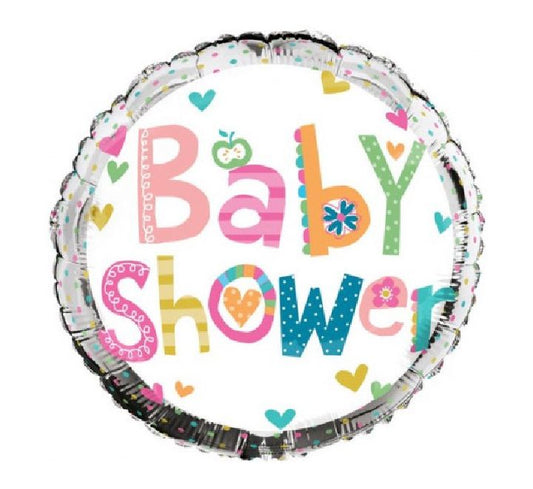 18” baby shower foil balloon