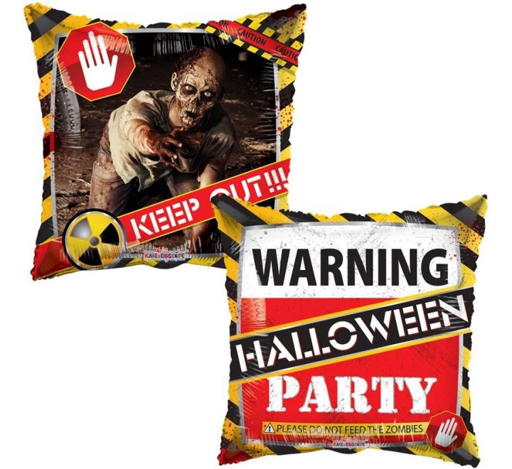 18” Halloween zombie party foil balloon