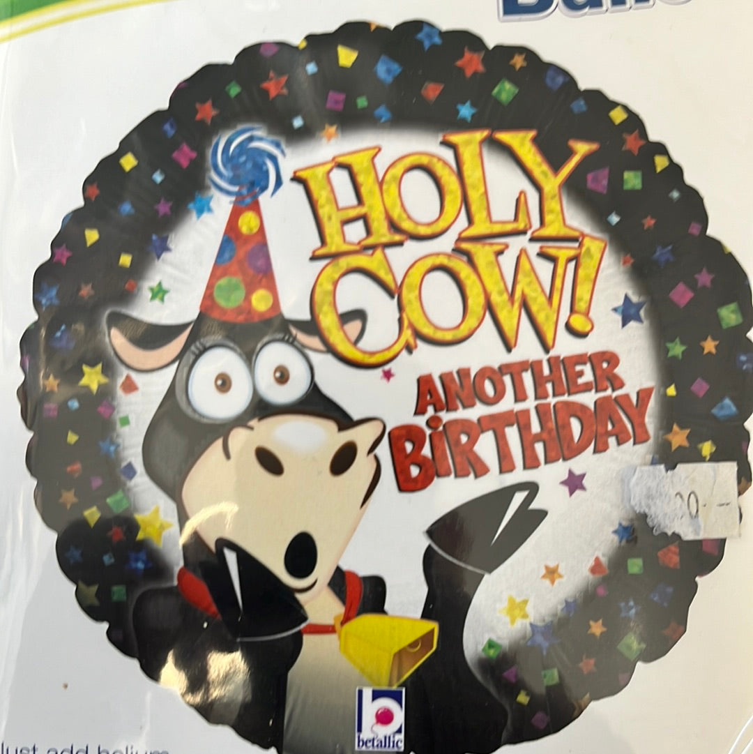 18” holy cow birthday