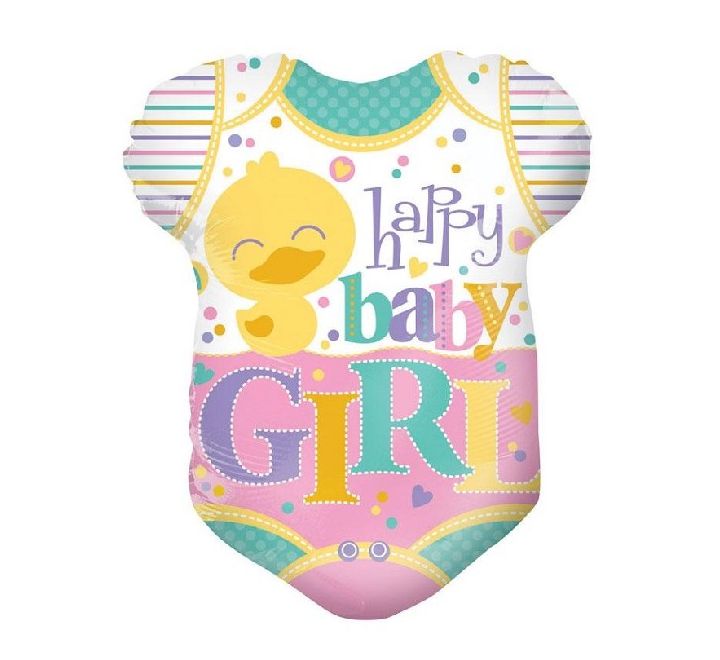 18” it’s a girl clothes foil balloon